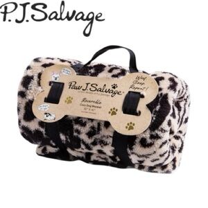 020 NWT PJ Salvage Animal Print Dog Blanket